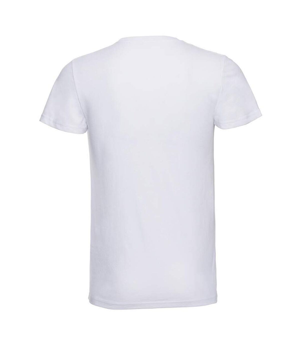 Russell Mens Slim Short Sleeve T-Shirt (White)
