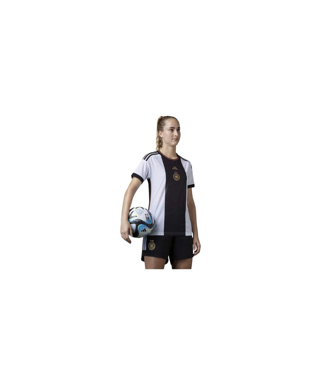 Maillot Domicile Motif/style Allemagne Femme Blanc Adidas-1