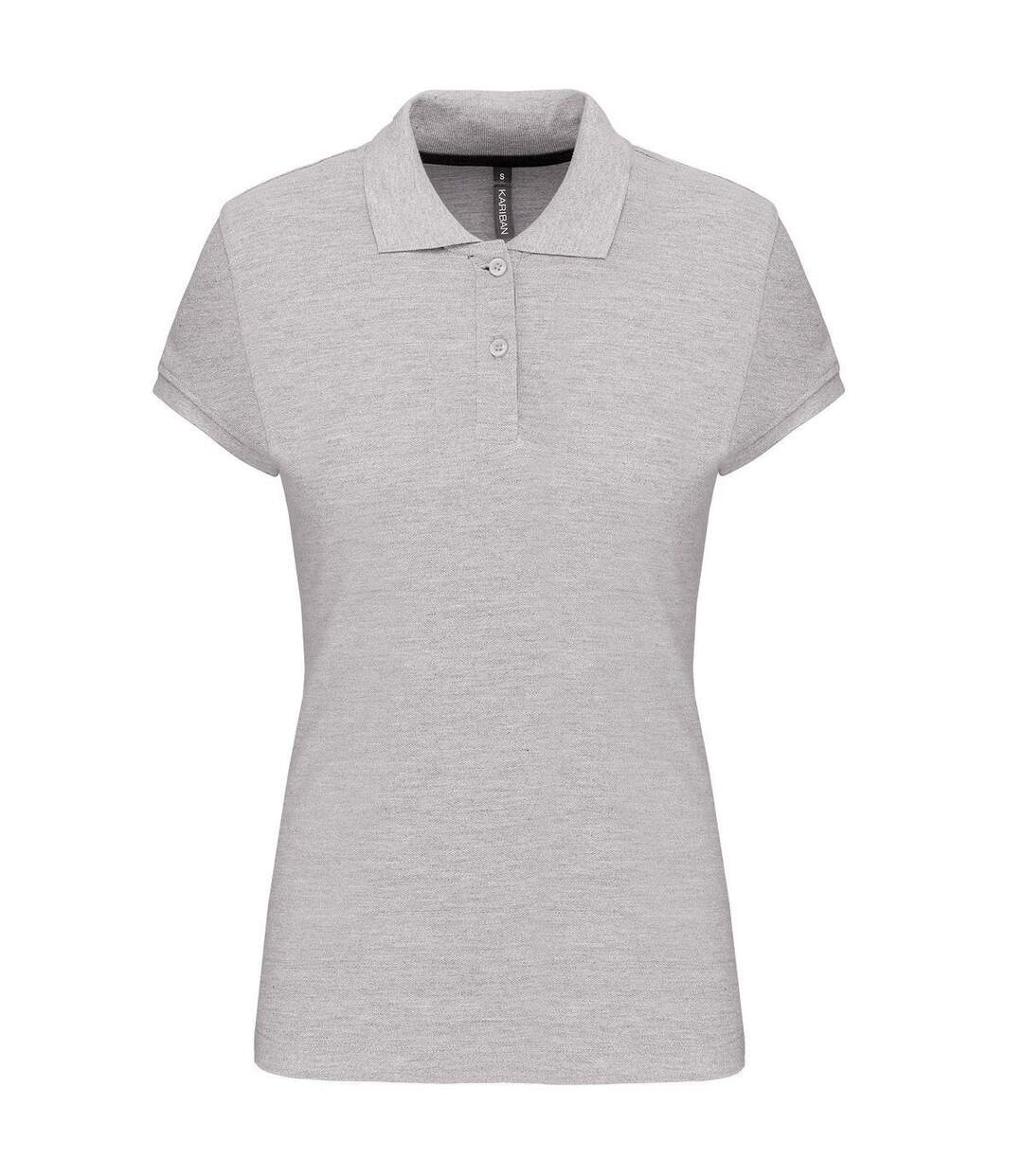 Polo manches courtes - Femme - K242 - gris oxford