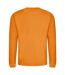Sweatshirt Unisexe Orange Citrouille Awdis-2