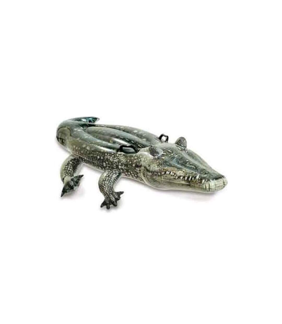 Bouée Gonflable à Chevaucher Alligator 170cm Vert-1