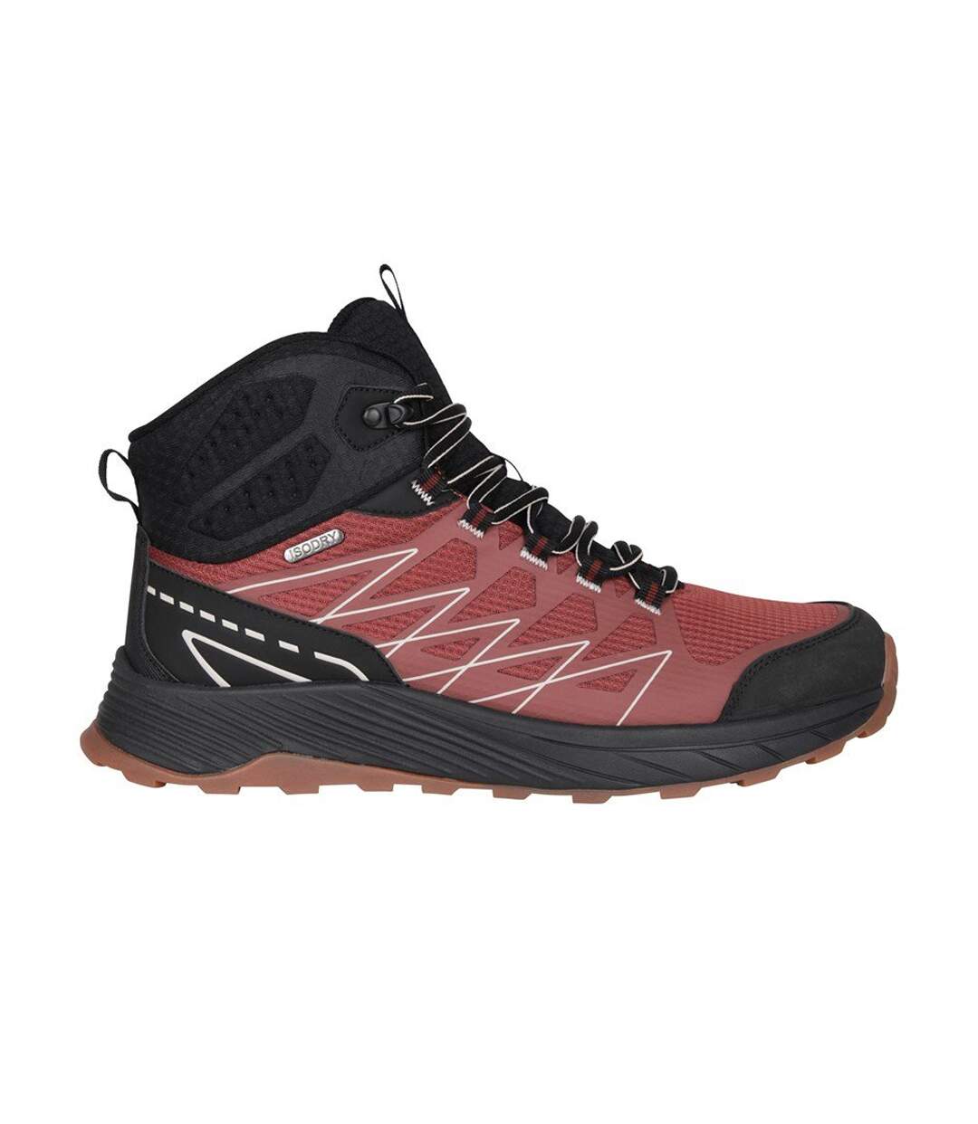 Mens Alder Waterproof Hiking Boots Rust Mountain Warehouse-4