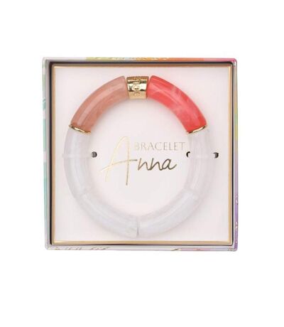 Bracelet blanc/rose femme stella green anna - taille unique
