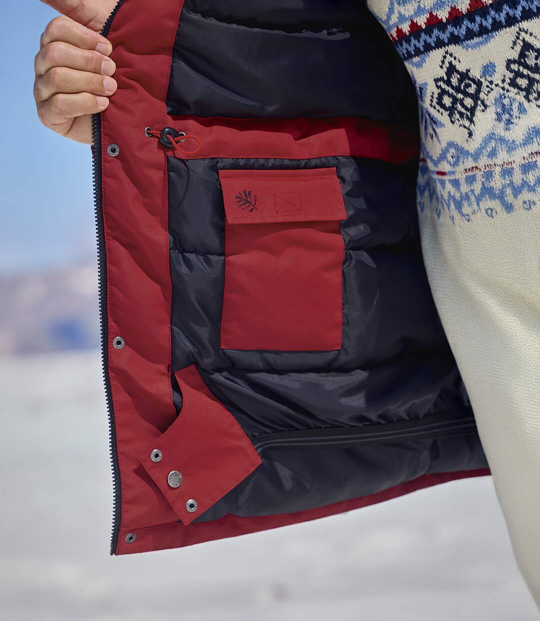 Műszőrme kapucnis parka-7
