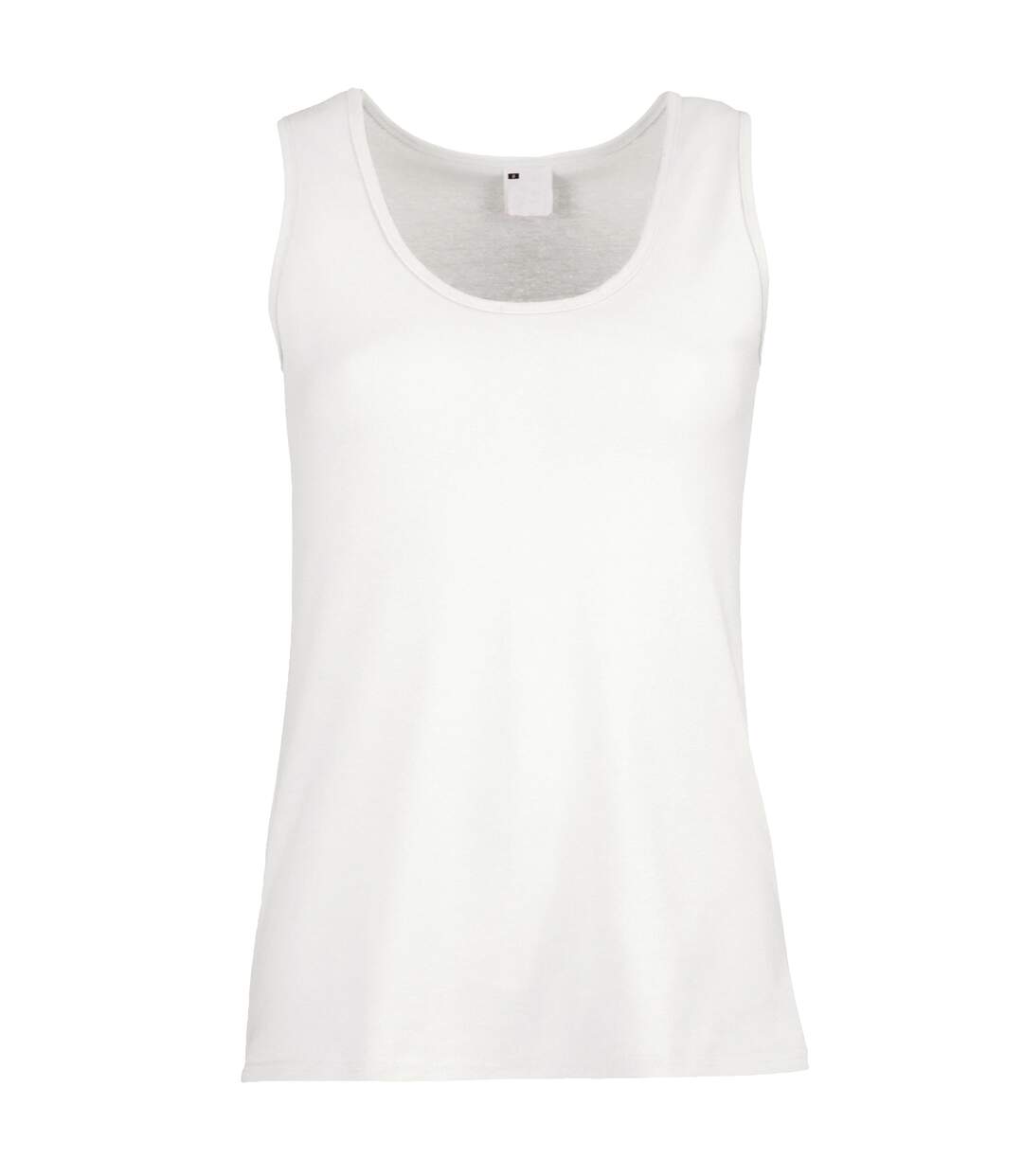Womens/Ladies Value Fitted Tank Top (Snow)