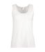 Womens/Ladies Value Fitted Sleeveless Vest (Snow) - UTBC3909