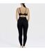 Ladies Essentials Black Leggings Sculpting Supportive Recycled Stretch Fit-5