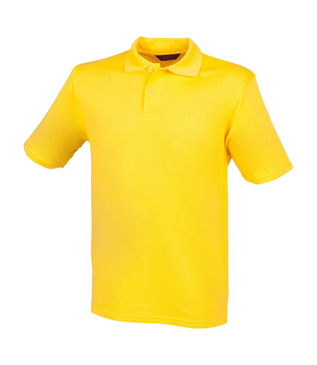 Polo à manches courtes homme jaune Henbury