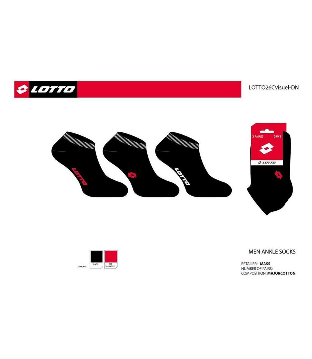 Chaussettes Homme LOTTO Pack de 12 paires SNEAKER 4114