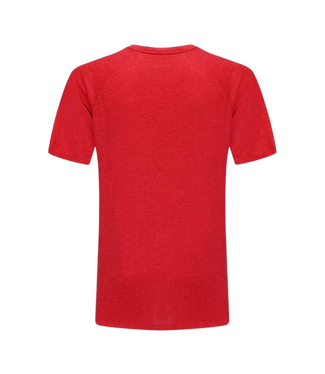 Mens Chest Logo T-shirt Red Melange Marl Everlast-2
