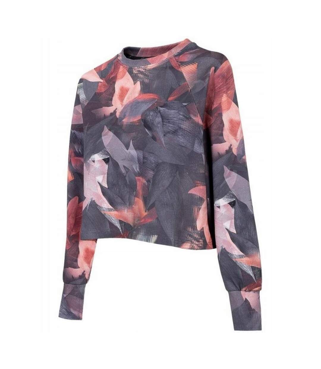 Womens/ladies H4z22 All-over Print Sweatshirt Multicoloured 4F-2