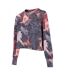 Womens/ladies H4z22 All-over Print Sweatshirt Multicoloured 4F-2
