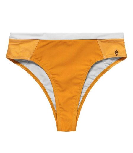 Womens/ladies High Waist Bikini Bottoms Yellow Panos Emporio