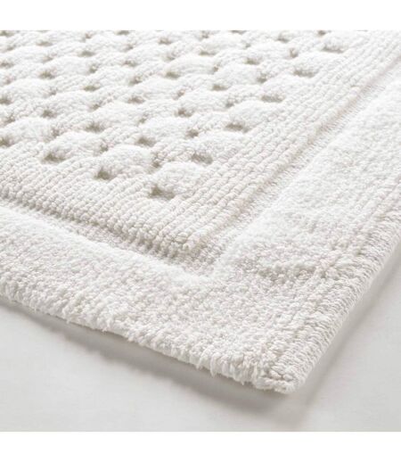 Tapis de Bain Jacquard Damaris 50x80cm Blanc