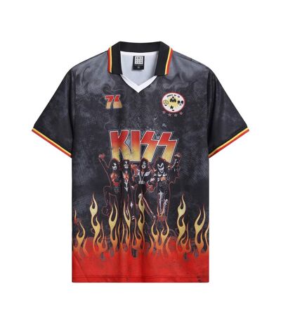 Maillot Destroyer Adulte Noir Rouge Jaune Amplified