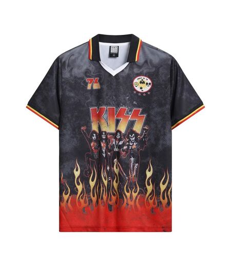 Maillot Destroyer Adulte Noir Rouge Jaune Amplified