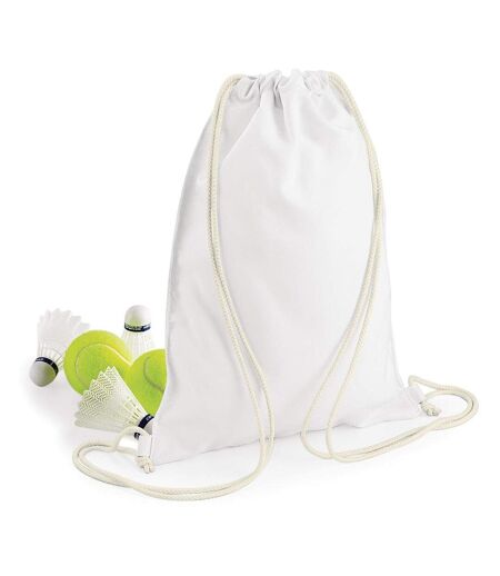 Sac De Gym Unisexe Taille Unique Blanc Bagbase