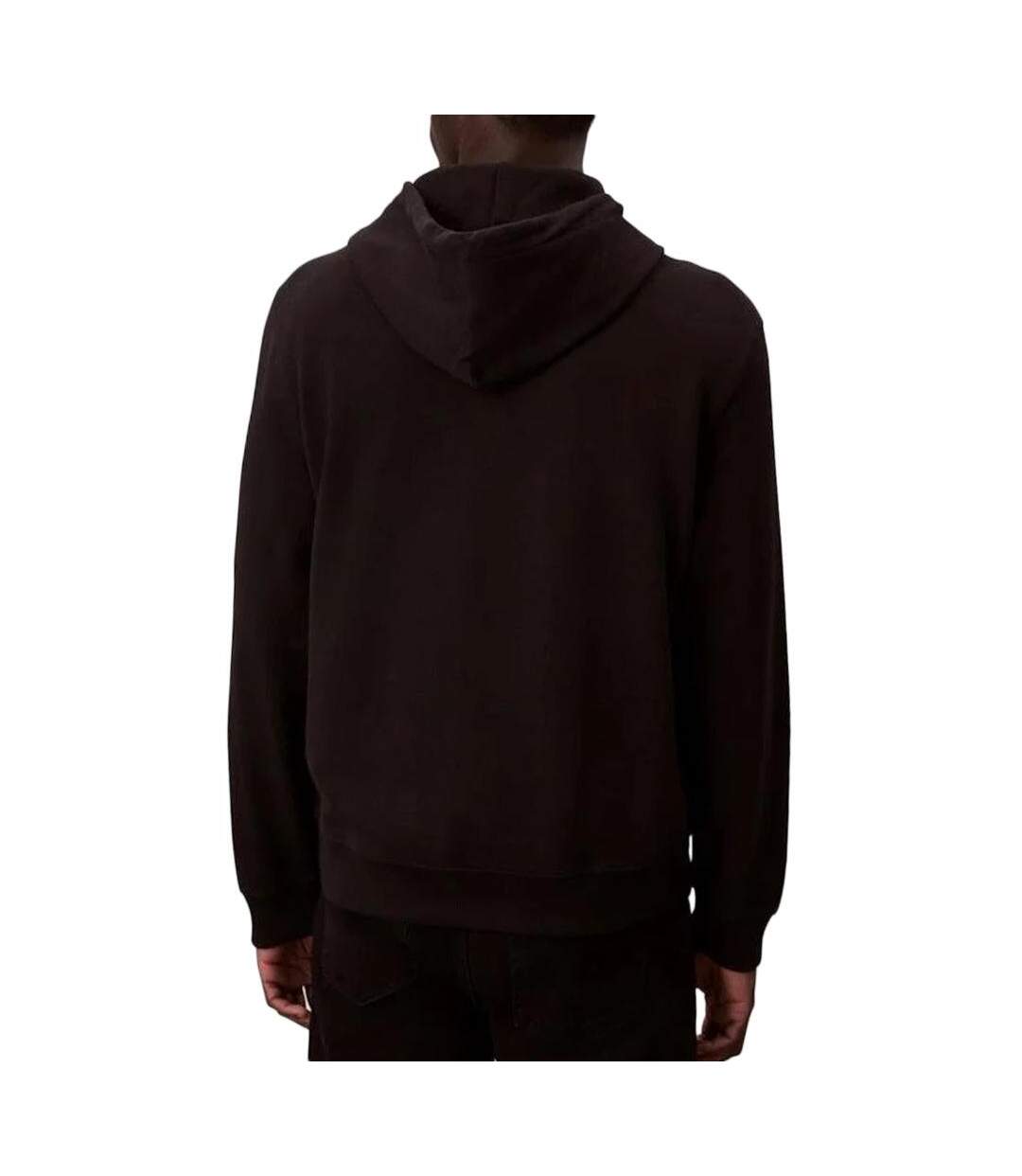 Sweat noir homme calvin klein jeans terrys-2