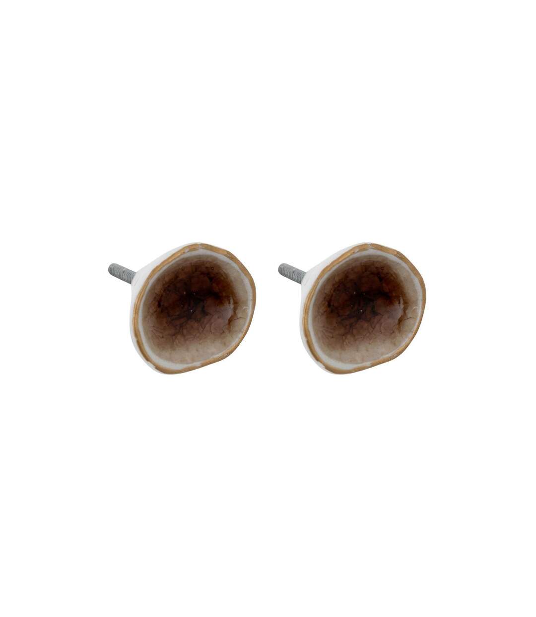 Lot de 2 Boutons de Meuble Elaina 4cm Beige-1