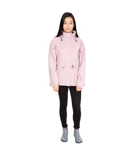Veste Imperméable Voyage Femmes Rose Trespass