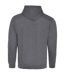 Womens/ladies varsity hoodie charcoal/heather grey Awdis