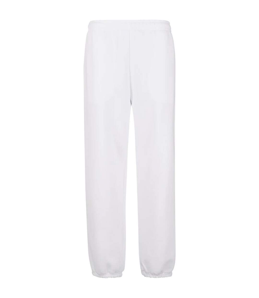 Mens Fluffy Plain Jogging Bottoms White Urban Classics-1