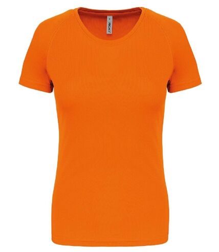 T-shirt sport - Running - Femme - PA439 - orange fluo