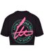 T-shirt Motif/style Néon Homme Noir Loyalti-3
