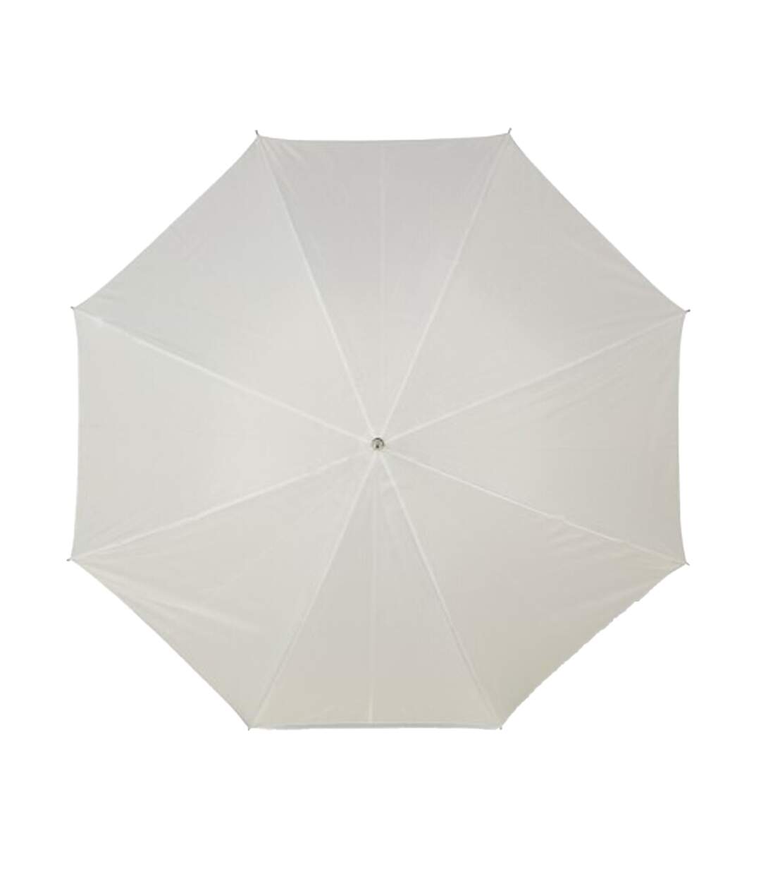 Parapluie Droit Motif/style Poignée En Bois 84 Cm X 104 Cm Blanc L-Merch-1