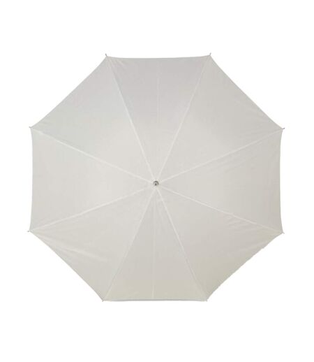 Parapluie Droit Motif/style Poignée En Bois 84 Cm X 104 Cm Blanc L-Merch