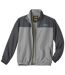 Men's Grey Microfibre Jacket 