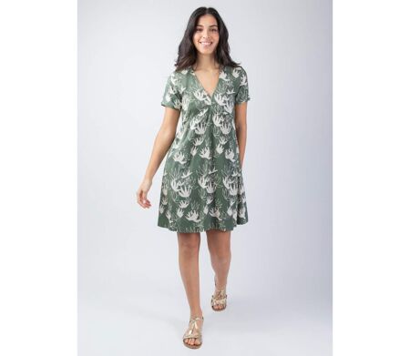 Robe courte été coupe ample MAJA motif chic et féminin Coton Du Monde