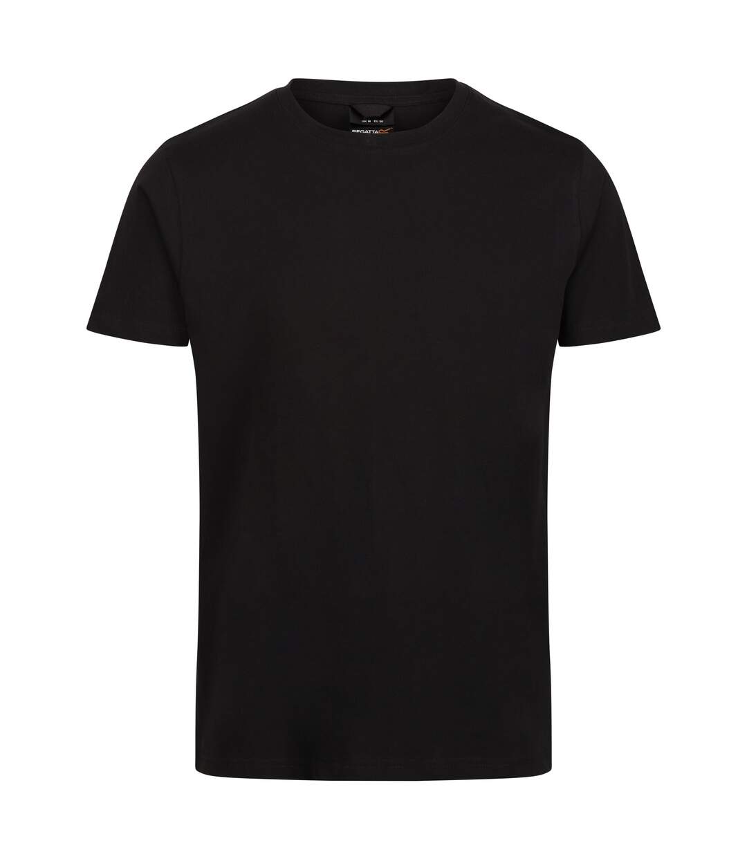 Mens pro cotton soft touch t-shirt black Regatta-1