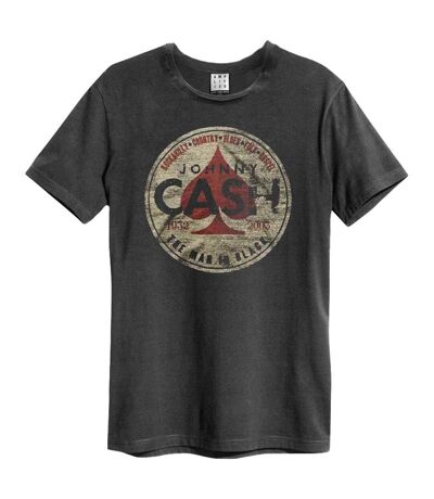 T-shirt the man in black adulte charbon Amplified