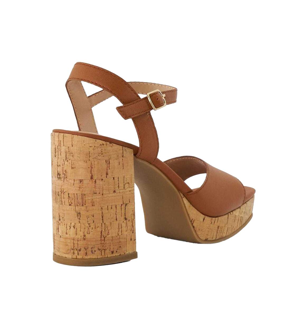 Sandales Jacuzzi Femme Marron Clair Dune London-2