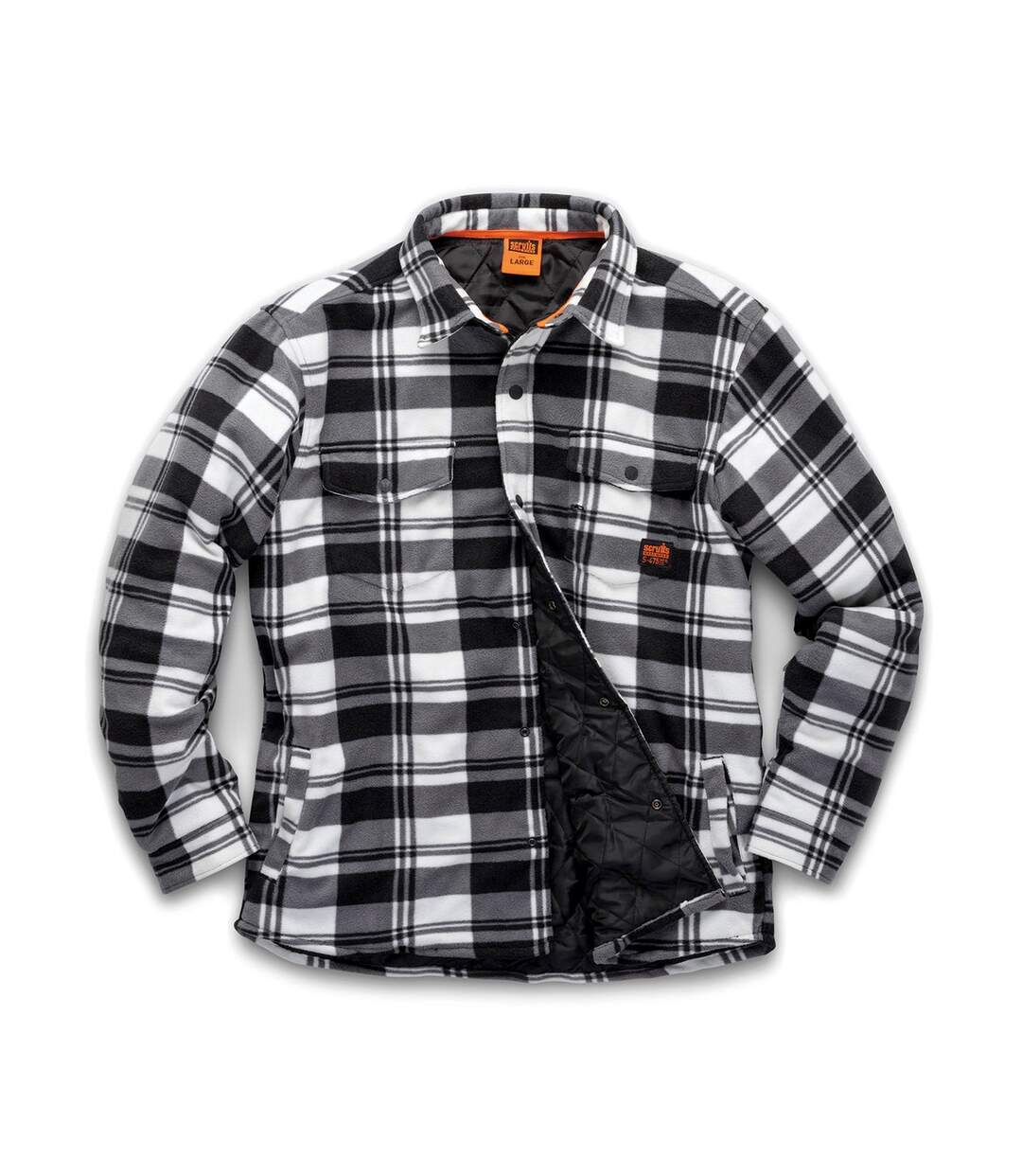 Chemise homme noir / blanc Scruffs Scruffs