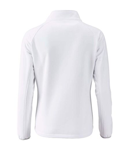 Veste softshell coupe-vent déperlante femme JN1129 - blanc