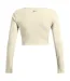 Womens/ladies Project Rock Long-sleeved T-shirt Brown Under Armour-3