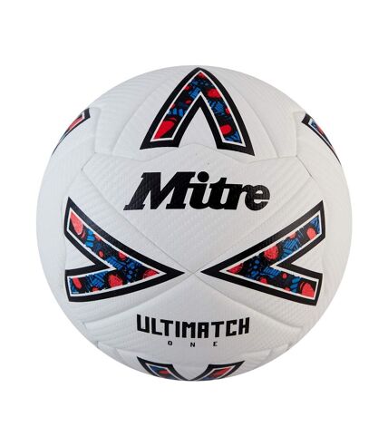 Mitre - Ballon de foot ULTIMATCH ONE (Blanc) (Taille 4) - UTCS1922