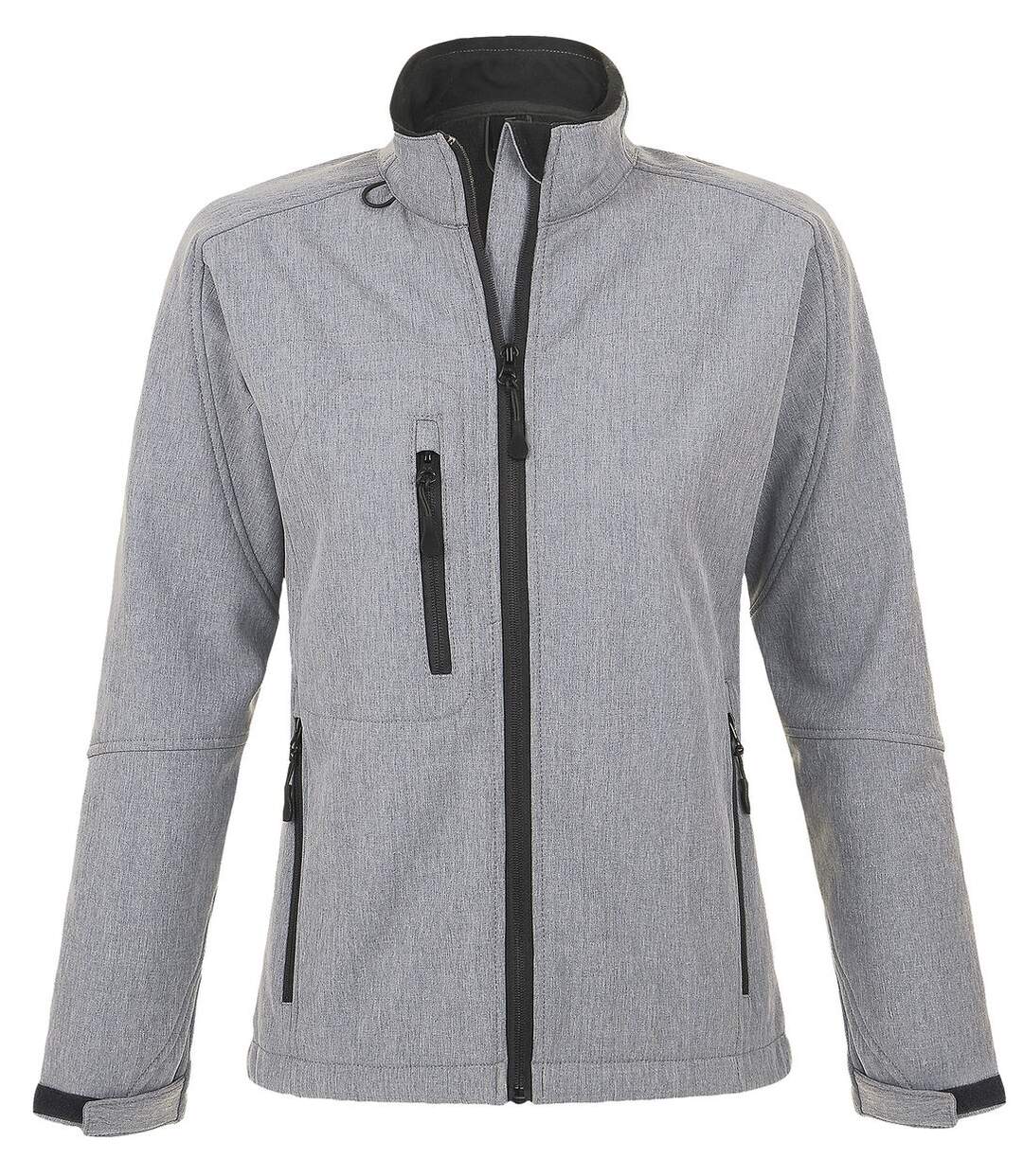 Veste softshell imperméable respirante femme 46800 - gris chiné