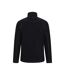 Mountain Warehouse Mens Ashbourne II Half Zip Fleece Top (Black) - UTMW3103