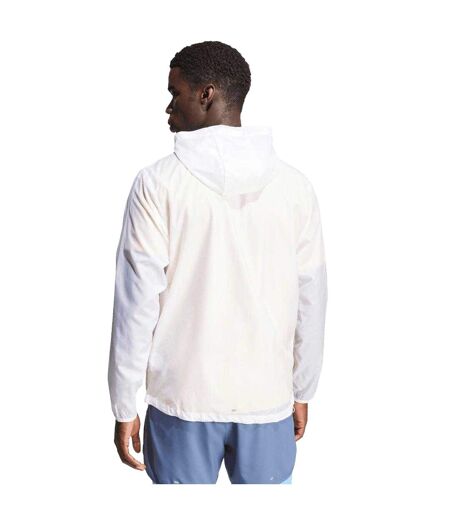 Mens Own The Run 3 Stripes Jacket White Adidas