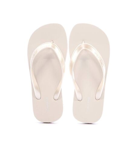 Tongs rose femme calvin klein jeans flip flop tpu metall