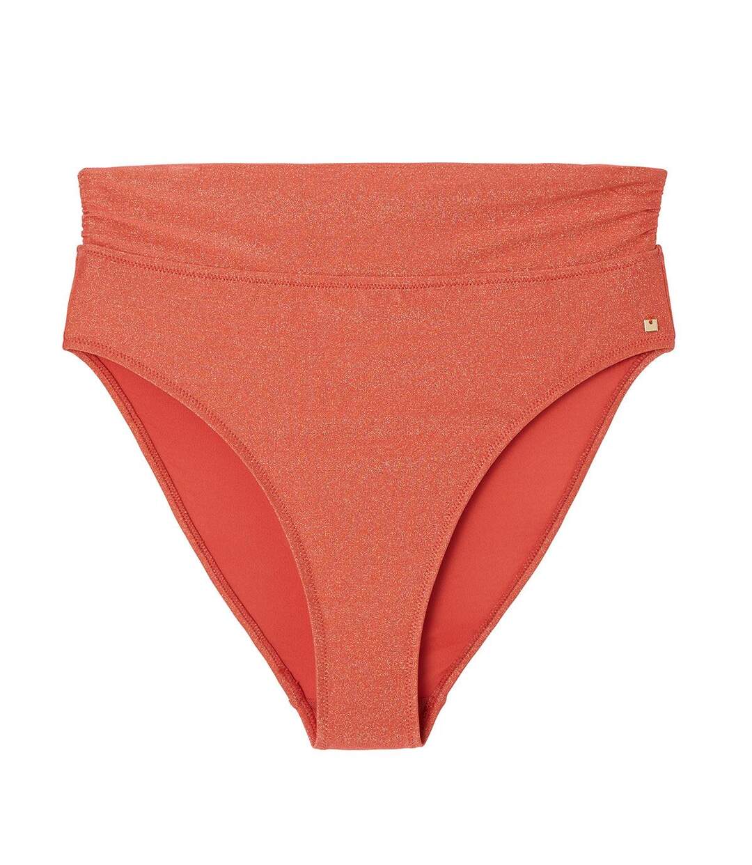 Culotte haute de bain orange Maui-1