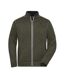 Veste zippée polaire workwear - homme - JN898 - vert olive
