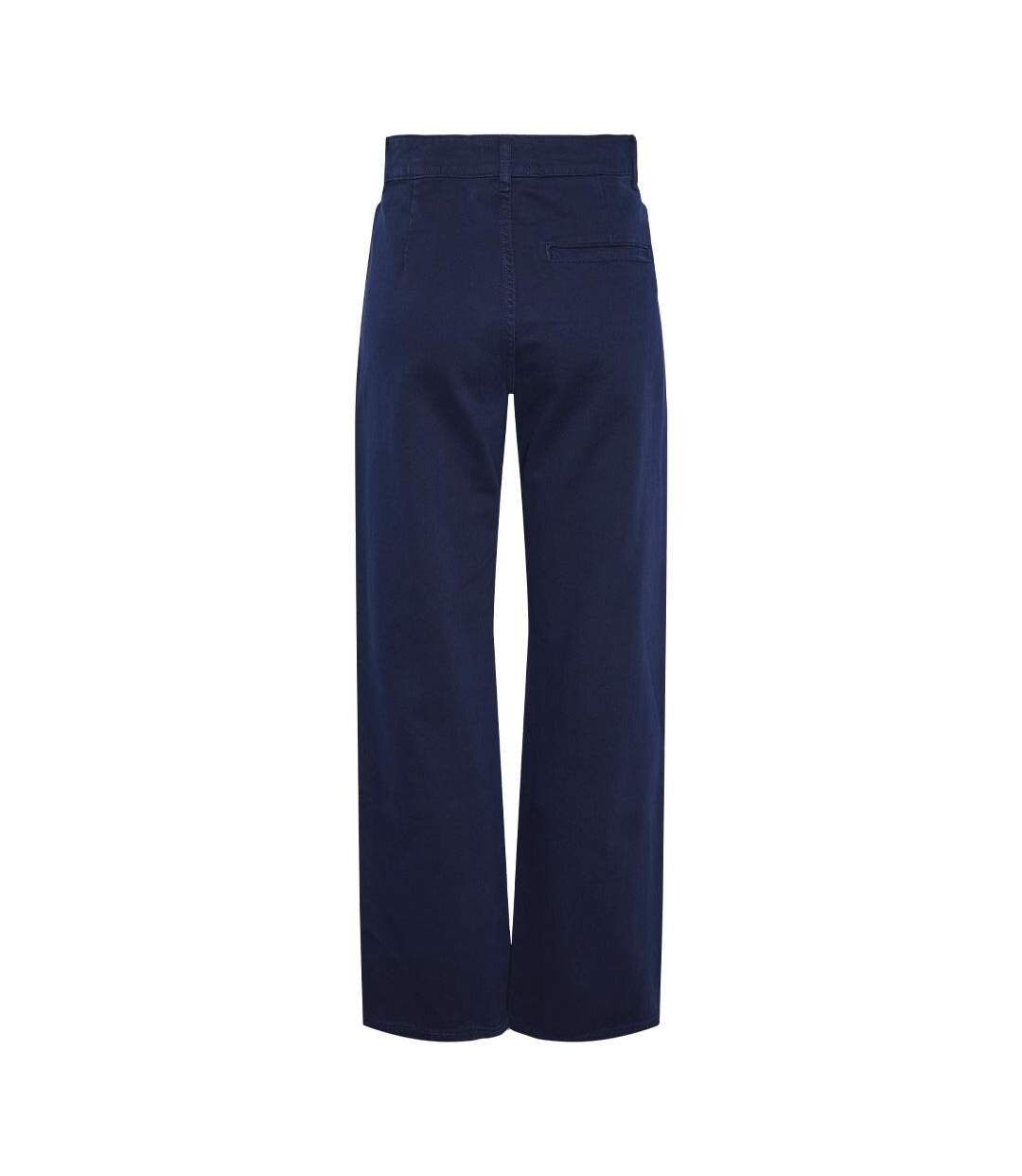 Pantalon marine bleu femme pieces maud-2