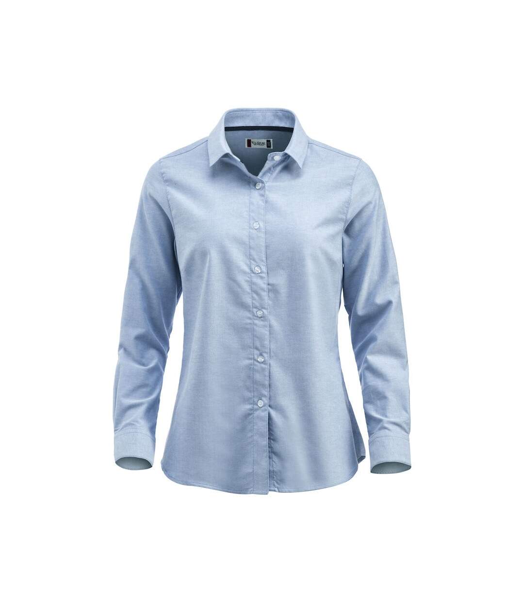 Womens/ladies Garland Formal Shirt Royal Blue Clique-1