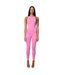 Combinaison Sans Manches Femme Rose Honeyz-4