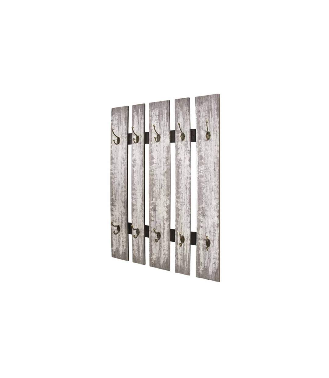 Patère Murale Vintage Eva 100cm Gris-1