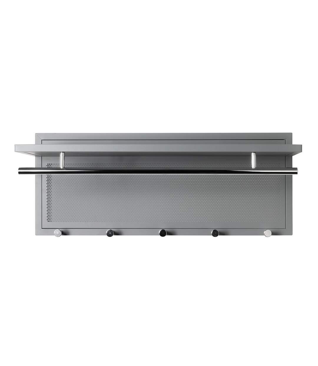 Patère Murale en Métal Paulo 75cm Gris-2